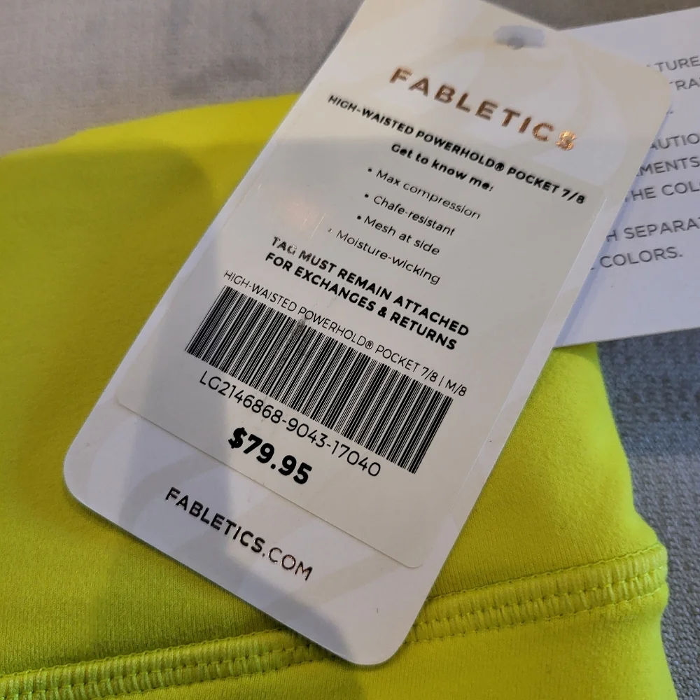 🌟 NWT, Fabletics Athletic Pants - Picture 2 of 5